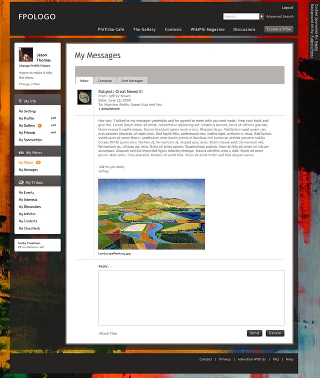 Messages Interface