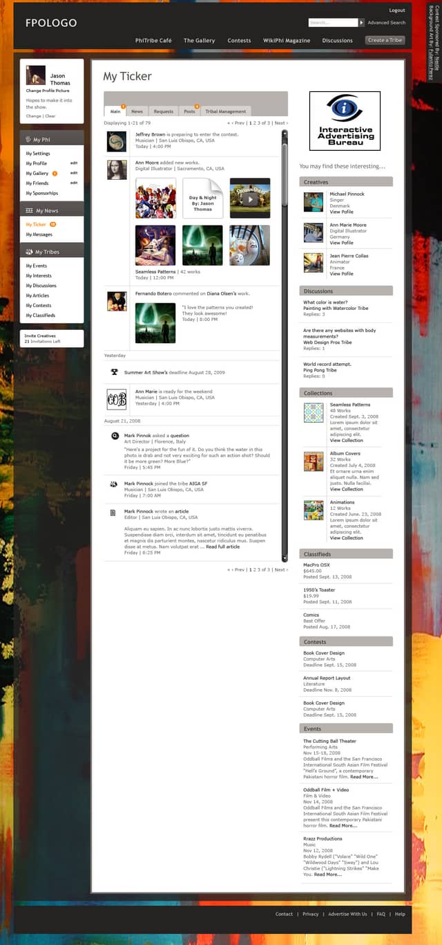 Activity Ticker